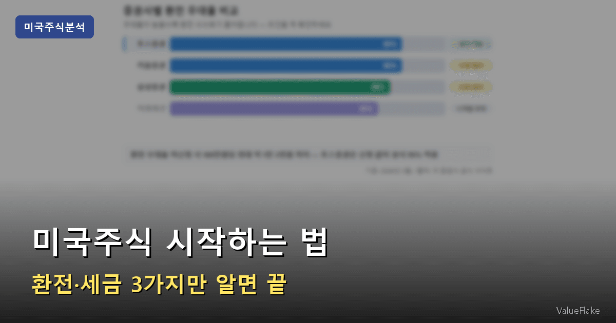 미국주식 시작하는 법 썸네일