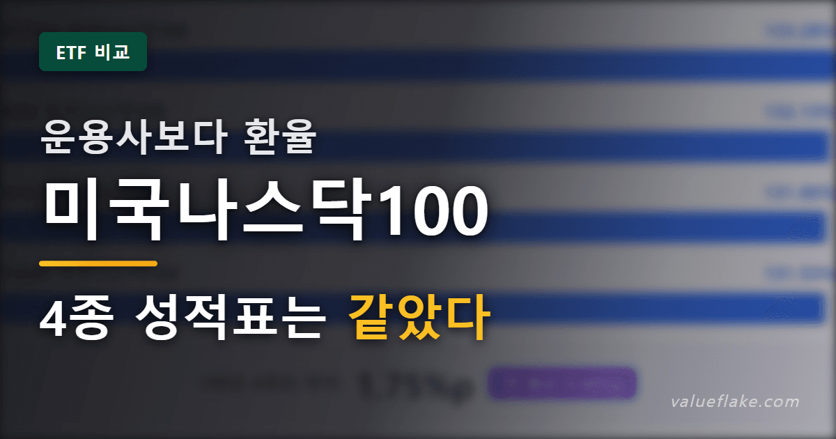 미국나스닥100 ETF 썸네일